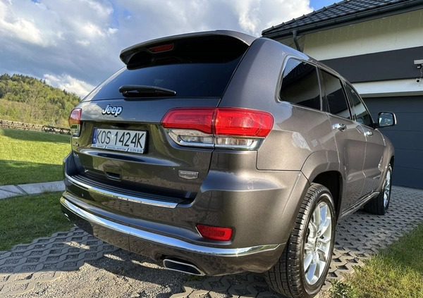 Jeep Grand Cherokee cena 114000 przebieg: 123600, rok produkcji 2014 z Andrychów małe 742